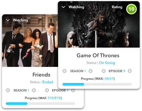 TV Show Tracker Example | Never forget which episode you're at, when always know when episodes come out and what you can watch! TV Show Tracker Example | Never forget which episode you're at, when always know when episodes come out and what you can watch!